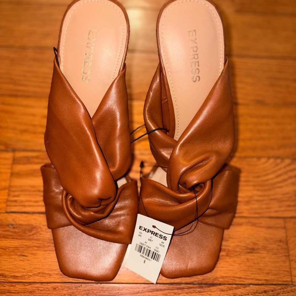 Express Tan Women's Mules
